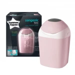 Tommee Tippee Sangenic Nappy Disposal Tub, Whisper Pink - تومي تيبي