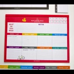 YM Sketch-Weekly A4 Desk Planner - Pink - واي إم سكيتش