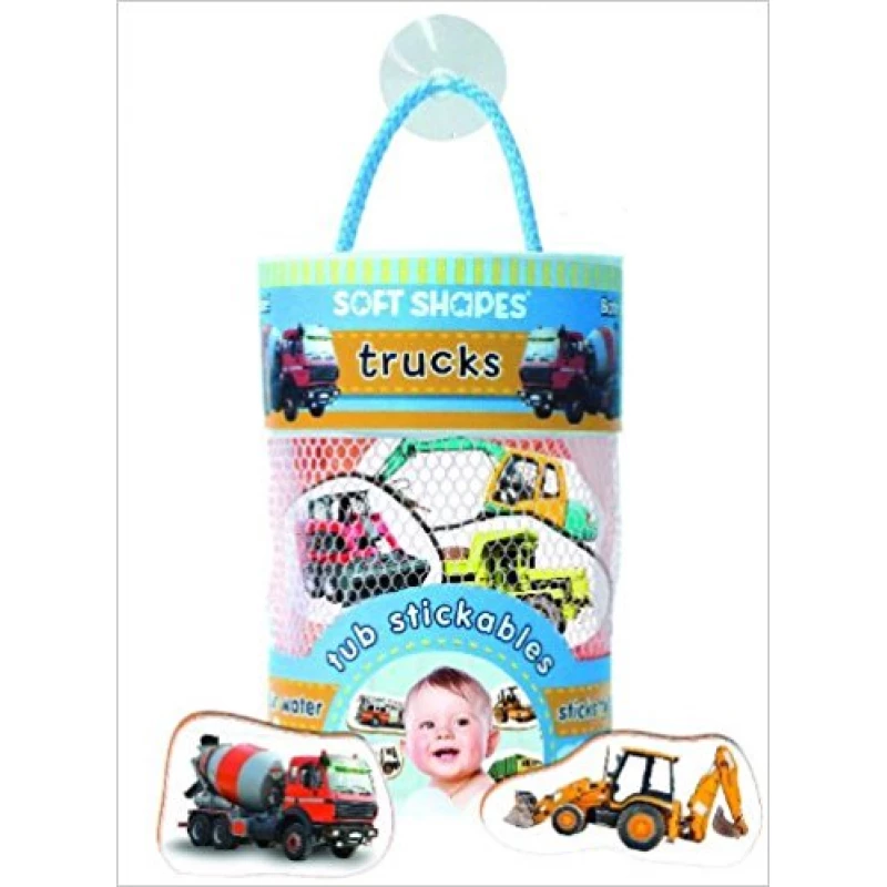 Innovative Kids - Soft Shapes Tub Stickables: trucks - انوفاتيف كيدز جرين