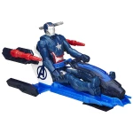 Marvel Avengers Titan Hero Series Iron Patriot Figure with Arc Thruster Jet Vehicle - هاسبرو