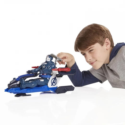 Marvel Avengers Titan Hero Series Iron Patriot Figure with Arc Thruster Jet Vehicle - هاسبرو - Image 5
