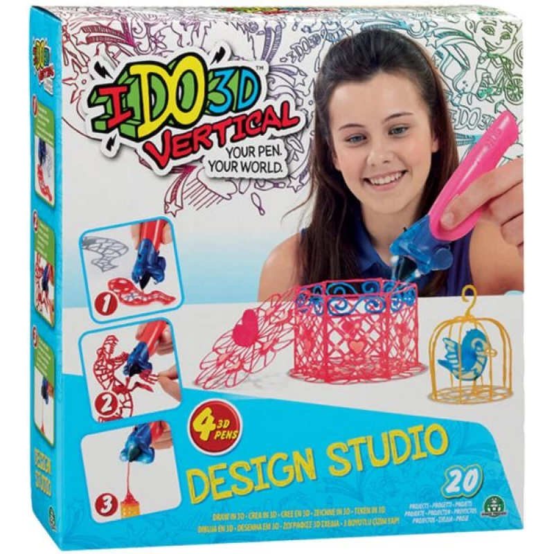 IDO3D Vertical 4 Pen Set Gender Neutral - روشا موس