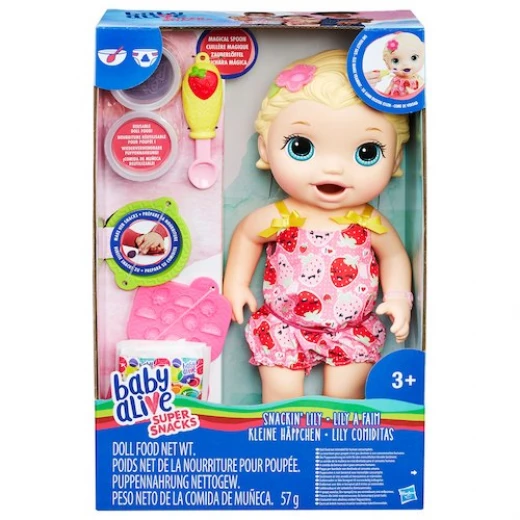 Baby Alive Snackin Lily Blonde Baby Alive Snackin Lily Blonde