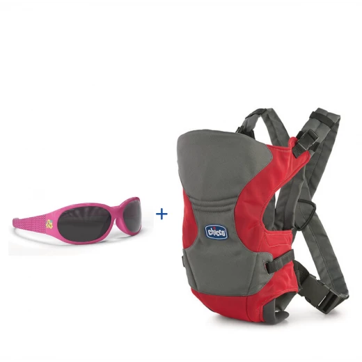 Chicco Go Baby Carrier Fuego + Sunglasses Chicco Go Baby Carrier Fuego + Sunglasses