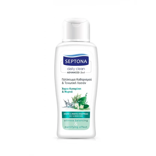 Septona 2in1 Cleansing Milk & Toner with Juniper & Myrtle 200ml Septona 2in1 Cleansing Milk & Toner with Juniper & Myrtle 200ml