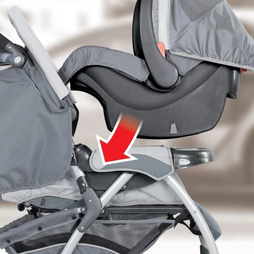 Chicco Cortina CX Travel System, Iron - تشيكو - Image 2