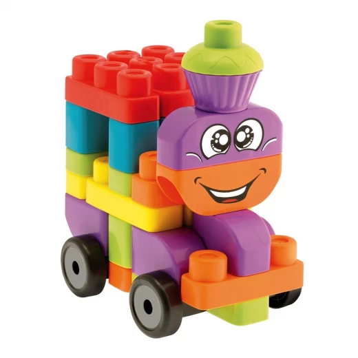 Chicco Toy Building Blocks Vehicles Set 40pc - تشيكو - Image 3