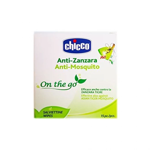 Chicco Anti Mosquito Disposable Wipes 15 pieces Chicco Anti Mosquito Disposable Wipes 15 pieces
