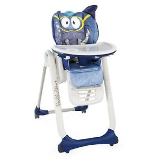 High Chair Chicco Polly 2 Start Shark High Chair Chicco Polly 2 Start Shark
