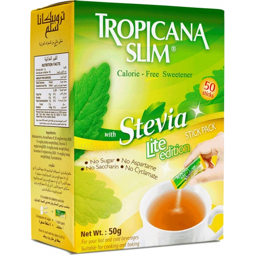 Tropicana Slim Lite edition – Stevia Zero Calorie Sweetener