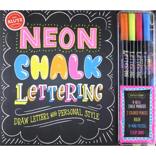 Neon Chalk Lettering (Klutz) Neon Chalk Lettering (Klutz)