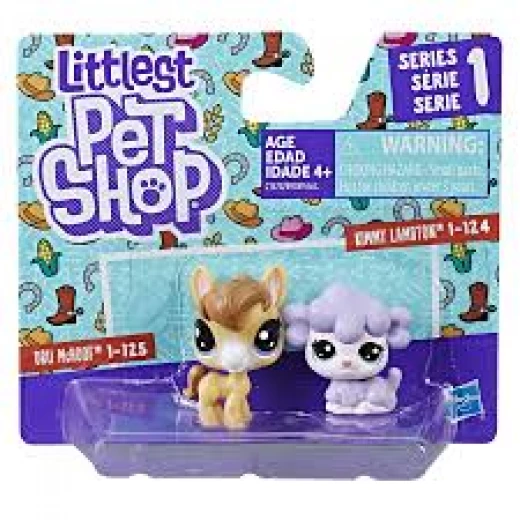 Littlest Pet Shop Mini Set 2 Animals Assortment - ليتيليست بيت شوب - Image 3