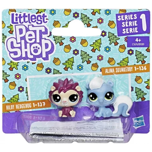 Littlest Pet Shop Mini Set 2 Animals Assortment - ليتيليست بيت شوب - Image 2