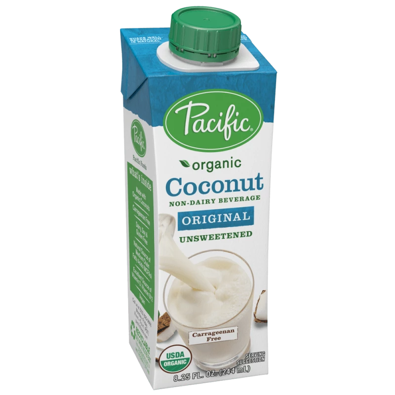 Pacific Non-Dairy Organic Unsweetened Coconut Drink (244 ML) - باسيفيك