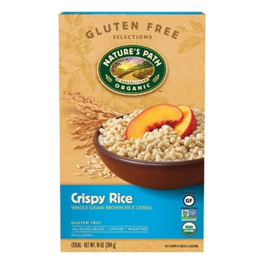 Nature's Path Gluten Free Crispy Rice Cereal 284g Nature's Path Gluten Free Crispy Rice Cereal 284g