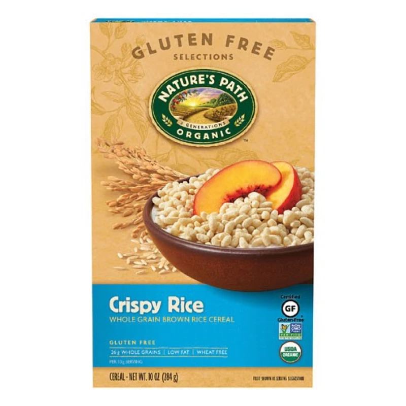Nature's Path Gluten Free Crispy Rice Cereal 284g - ناتشورز باث اورجانيك