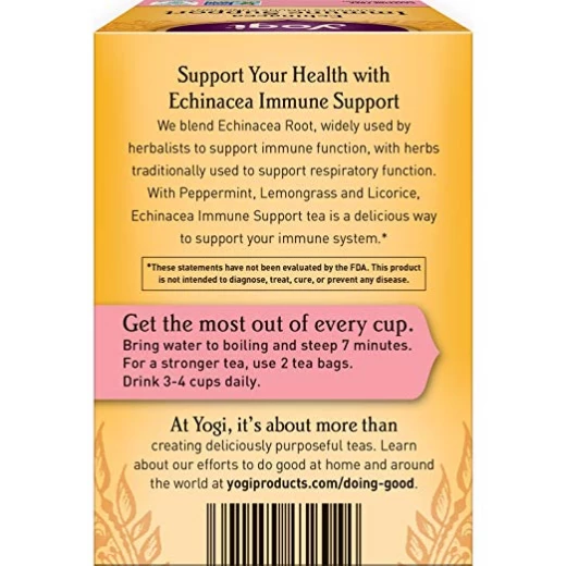 Yogi Tea, Echinacea Immune Support 24g - يوجي - Image 3