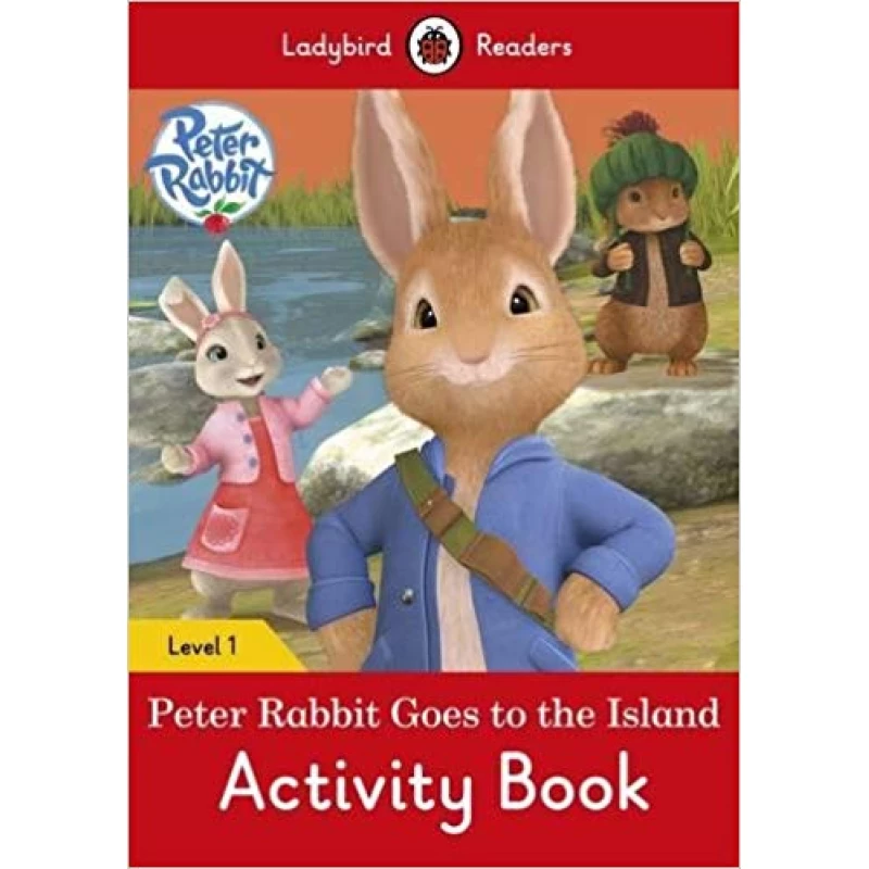 Ladybird Readers Level 1 : Goes to the Island  activity book WB - كتب ليدي بيرد