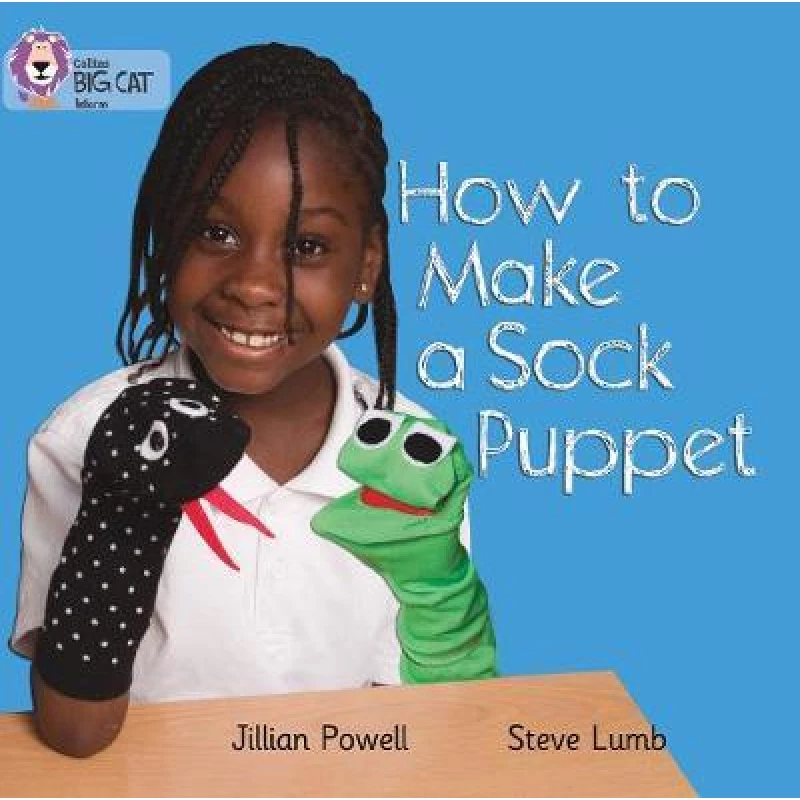 Collins: big cat: how to make a sock puppet - كولينز بيج كات