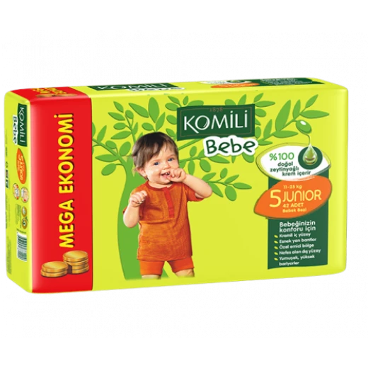 Komili - Bebe Jumbo Size 5 Jounior 11-25 Kg 36 PCS