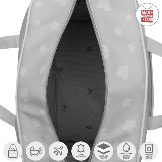 Cambrass Maternity Bag  ,Nube -Grey - كامبراس - Image 4