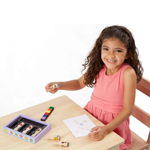 Melissa & Doug Happy Handle Stamp Set - ميليسا اند دوج - Image 2