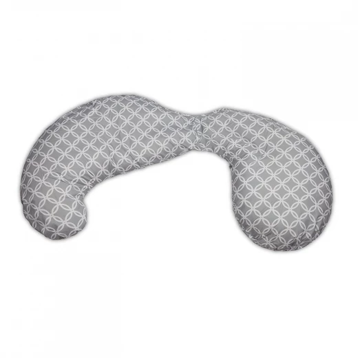 Boppy Slipcovered Pregnancy Body Pillow, Trellis, White Boppy Slipcovered Pregnancy Body Pillow, Trellis, White