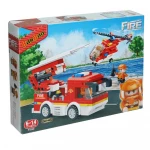 Banbao Fire Truck And Helicopter - بانباو