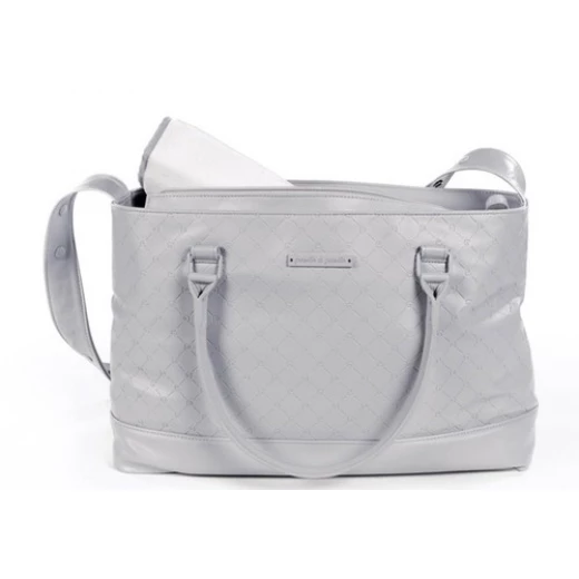 Pasito a Pasito Inés Normandie Grey Faux Leather Pushchair Bag - باسيتو اه  باسيتو - Image 2