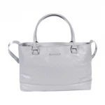 Pasito a Pasito Inés Normandie Grey Faux Leather Pushchair Bag - باسيتو اه  باسيتو