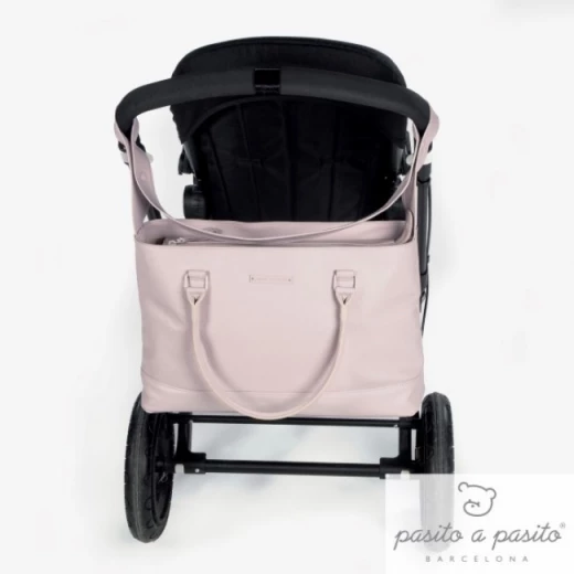 Pasito a Pasito Normandie Changing Bag, Pink - باسيتو اه  باسيتو - Image 3