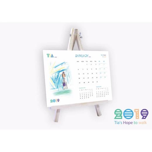 Tia's Hope to Walk Calendar Tia's Hope to Walk Calendar
