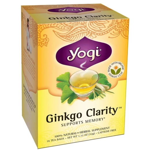 Yogi Tea, Ginkgo Clarity - 16 Tea Bags Yogi Tea, Ginkgo Clarity - 16 Tea Bags