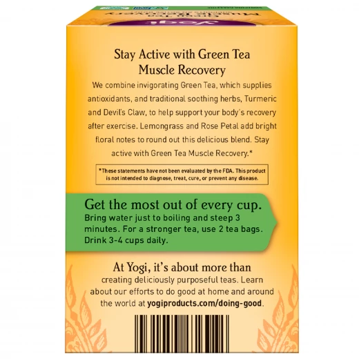 Yogi Tea, Muscle Recovery Green Tea, 32g - يوجي - Image 2