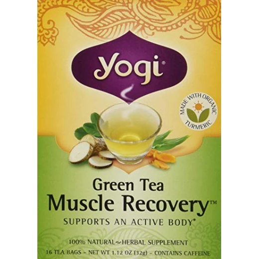 Yogi Tea, Muscle Recovery Green Tea, 32g Yogi Tea, Muscle Recovery Green Tea, 32g