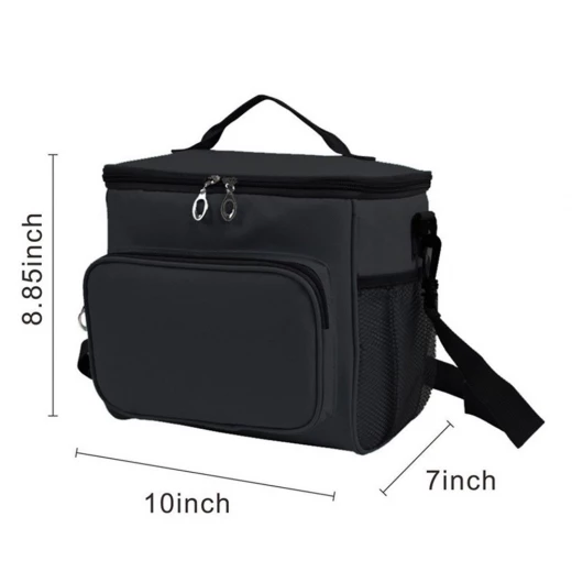 Kargou Cooler Lunch Bag Box - Black - كانغرو - Image 5