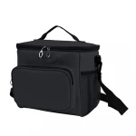 Kargou Cooler Lunch Bag Box - Black - كانغرو