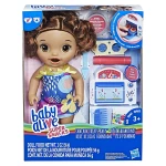 Baby Alive Snackin’ Treats Baby (Brown Curly Hair) - بيبي ألايف