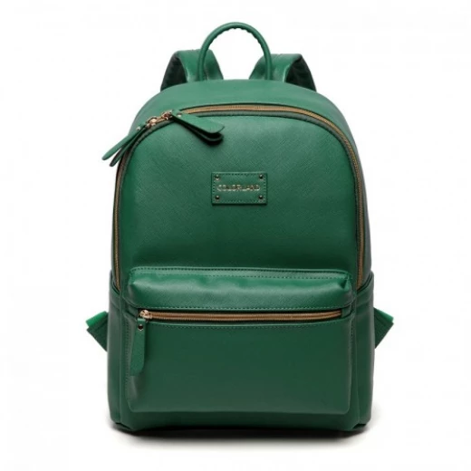 Colorland Fashion Travel Bag Organizer Backpack Diaper Bag Mummy Bag PU Leather - Green Colorland Fashion Travel Bag Organizer Backpack Diaper Bag Mummy Bag PU Leather - Green