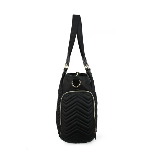 ColorLand Black Classic Baby Diaper Tote Maternity Bag - كولورلاند - Image 2