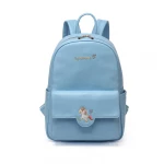 Colorland Diaper Bag Fashion Multi functional Double Shoulder Unicorns Embroidered Mommy Bag - Blue - كولورلاند