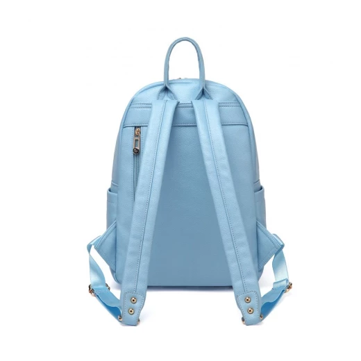 Colorland Diaper Bag Fashion Multi functional Double Shoulder Unicorns Embroidered Mommy Bag - Blue - كولورلاند - Image 6