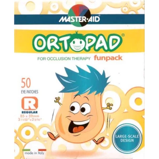 Master Aid Ortopad Fun Pack Eye Patches - Junior Size (50 Per Box) - Master-Aid - Image 3
