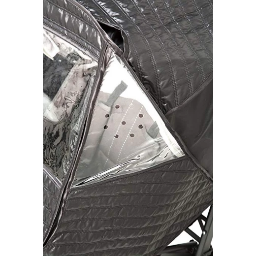 Chicco Childrens Baby Quilted Stroller Weather Shield Rain Cover - Grey - تشيكو - Image 4