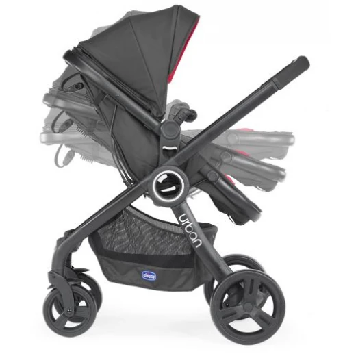 Chicco Urban Plus Crossover Stroller Body Only, Black - تشيكو - Image 3