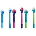 MAM Heat Sensitive Feeding Spoons and Cover - أخضر - ام اند ام