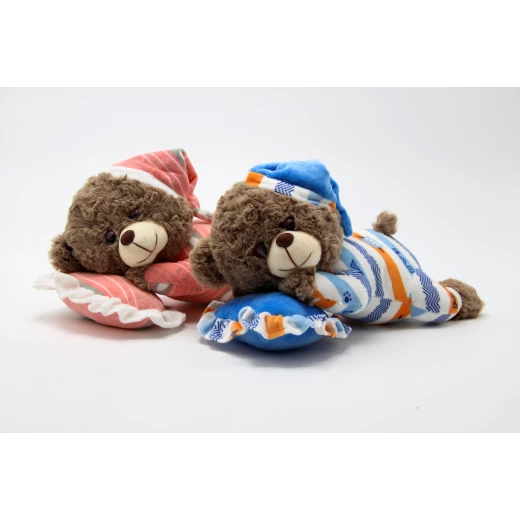 Teddy Bear (Sleeping-Bear), Blue - Image 2