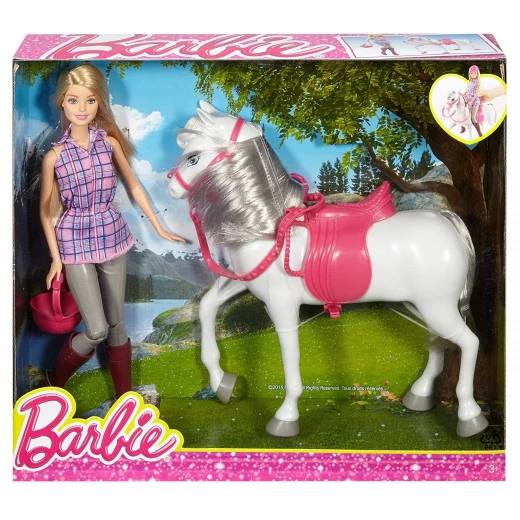 Barbie Doll & Horse with Removable Accessories - باربي - Image 2