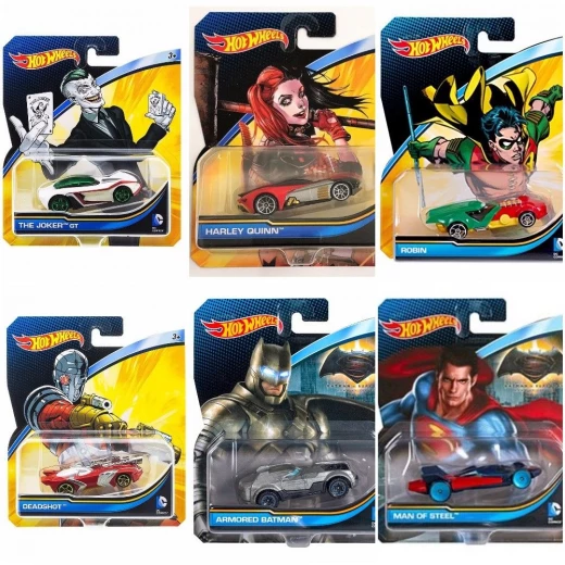 Hot Wheels DC Comics Car, Assorted Hot Wheels DC Comics Car, Assorted
