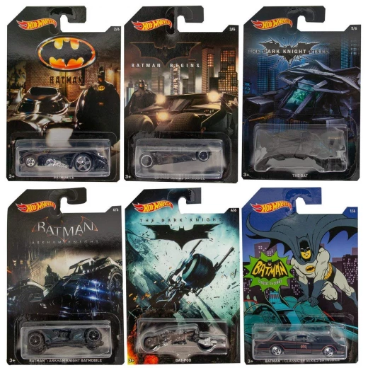 Hot Wheels - Batman Complete 1 pack - Bat- mobiles, Bat-Pod - Assortment Hot Wheels - Batman Complete 1 pack - Bat- mobiles, Bat-Pod - Assortment